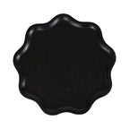 Kate and Laurel Alezar Scallop Wood Side Table
