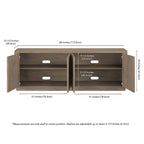 Plympton Rectangular TV Stand for TV's up to 75 - 68 Wide