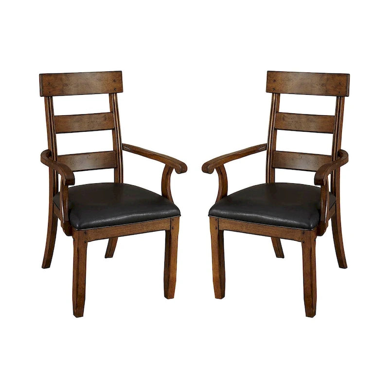 Simply Solid Kern Solid Wood Arm Chairs (Set of 2)