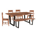 Sienna Live Edge Walnut Dining Table