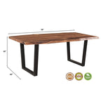 Sienna Live Edge Walnut Dining Table