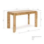 Studio London Chorus Console Desk Modern Vanity Table with Storage