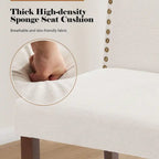 Modern Upholstered Dining Chairs, Set of 2