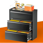 3 Drawer Metal Lateral Filing Cabinet with Lock