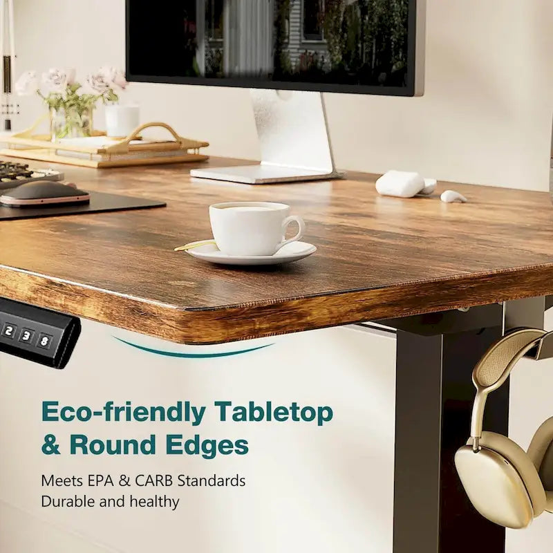 Electric Height Adjustable Ergonomic Computer Desk