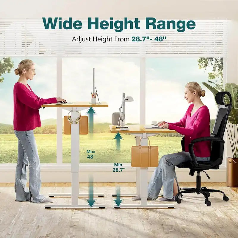 Electric Height Adjustable Ergonomic Computer Desk