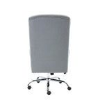 Porthos Home Iaen Wingback Office Chair For Desk, Linen Upholstery