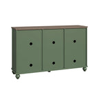55 Vintage Style Kitchen Accent Buffet Sideboard Cabinet w/ Drawers - 55 in Width