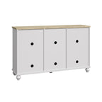 55 Vintage Style Kitchen Accent Buffet Sideboard Cabinet w/ Drawers - 55 in Width