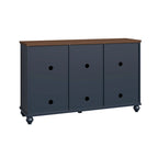55 Vintage Style Kitchen Accent Buffet Sideboard Cabinet w/ Drawers - 55 in Width