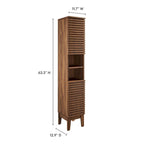 Render Tall Narrow Bathroom Storage Cabinet