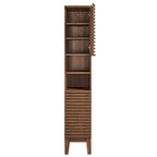 Render Tall Narrow Bathroom Storage Cabinet
