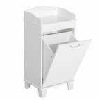 Tilt Out Laundry Hamper,Free Standing Home Organizer Hamper,Bathroom Storage Cabinet