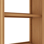 65 Tall Neutral Over-The-Toilet Bathroom Cabinet with Shelf and Two Doors