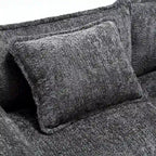 Chenille Fabric L-Shape Comfy Oversized three-seat Modular Sectional Sofa