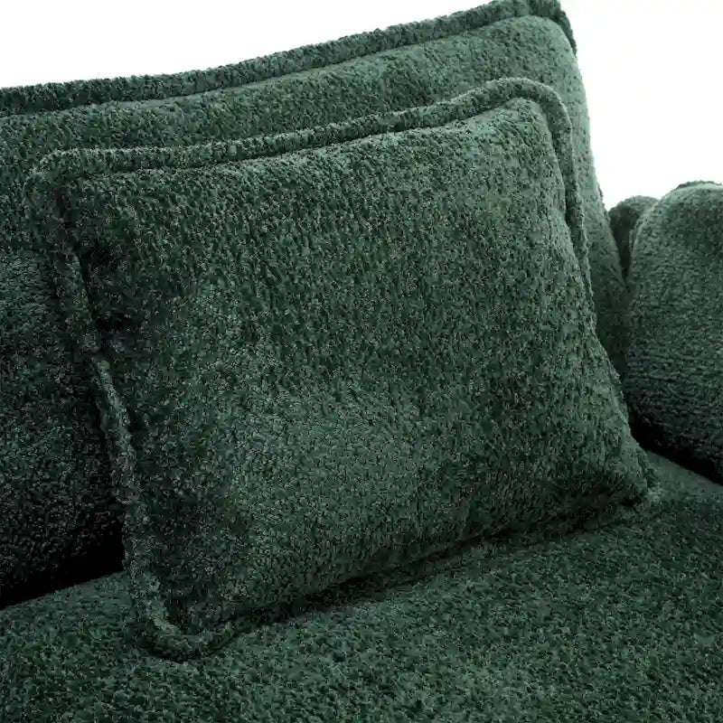 Chenille Fabric L-Shape Comfy Oversized three-seat Modular Sectional Sofa