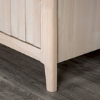 Furniture of America Seren Mid-Century Modern Off-White Solid Wood 6-Drawer Double Dresser