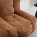 Oaks Aura Fluffy Bean Bag Chair, Super Soft Lazy Sofa Chair With Memory Foam And Ottoman, Indoor Modern Bean Bag Chair