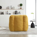Oaks Aura Fluffy Bean Bag Chair, Super Soft Lazy Sofa Chair With Memory Foam And Ottoman, Indoor Modern Bean Bag Chair