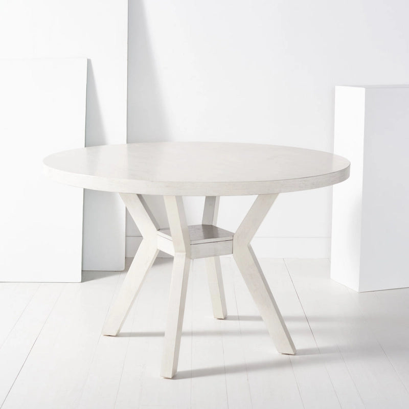 SAFAVIEH Couture Orestilla Round Wood Dining Table - 48Wx48Dx30H