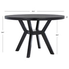 SAFAVIEH Couture Orestilla Round Wood Dining Table - 48Wx48Dx30H