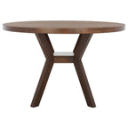 SAFAVIEH Couture Orestilla Round Wood Dining Table - 48Wx48Dx30H