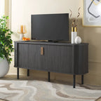 SAFAVIEH Home Tealla 2 Tambour Door Sideboard/Media Stand. - 63Wx18Dx32H
