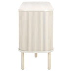 SAFAVIEH Home Tealla 2 Tambour Door Sideboard/Media Stand. - 63Wx18Dx32H